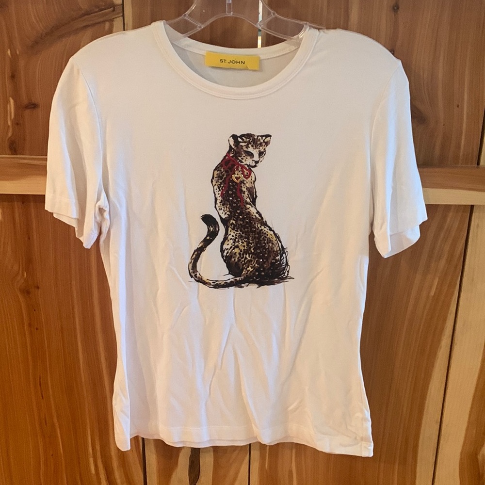 St John Cheetah Tee Shirt